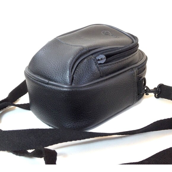 Vintage View Black Crossbody Camera / Phone Case & Wallet w/ Adjustable Strap - Picture 5 of 12